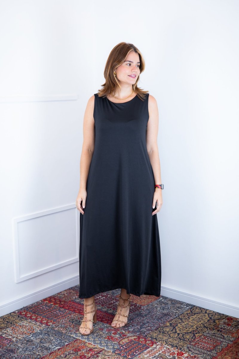 Vestido Daiane - Regata Longuete Mullet em Malha Confort - Naguirre Shop