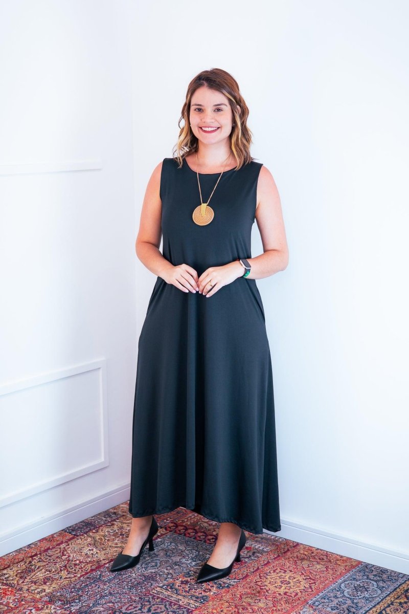Vestido Daiane - Regata Longuete Mullet em Malha Confort - Naguirre Shop