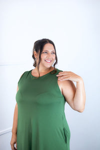 Vestido Daiane - Regata Longuete Mullet em Malha Confort - Naguirre Shop