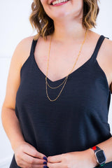 Vestido Dandara - Midi de Alça Decote V em Linho Light - Naguirre Shop