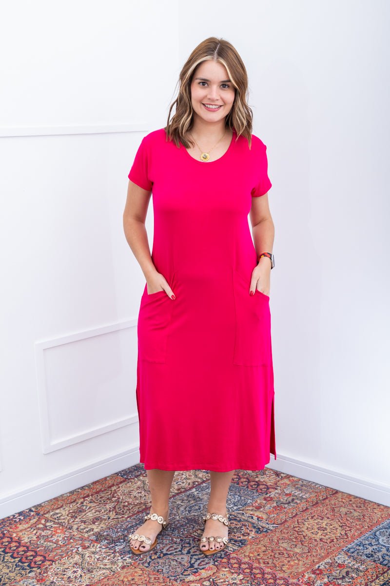 Vestido Diana – Bolsos Assimétricos em Viscolycra - Naguirre Shop
