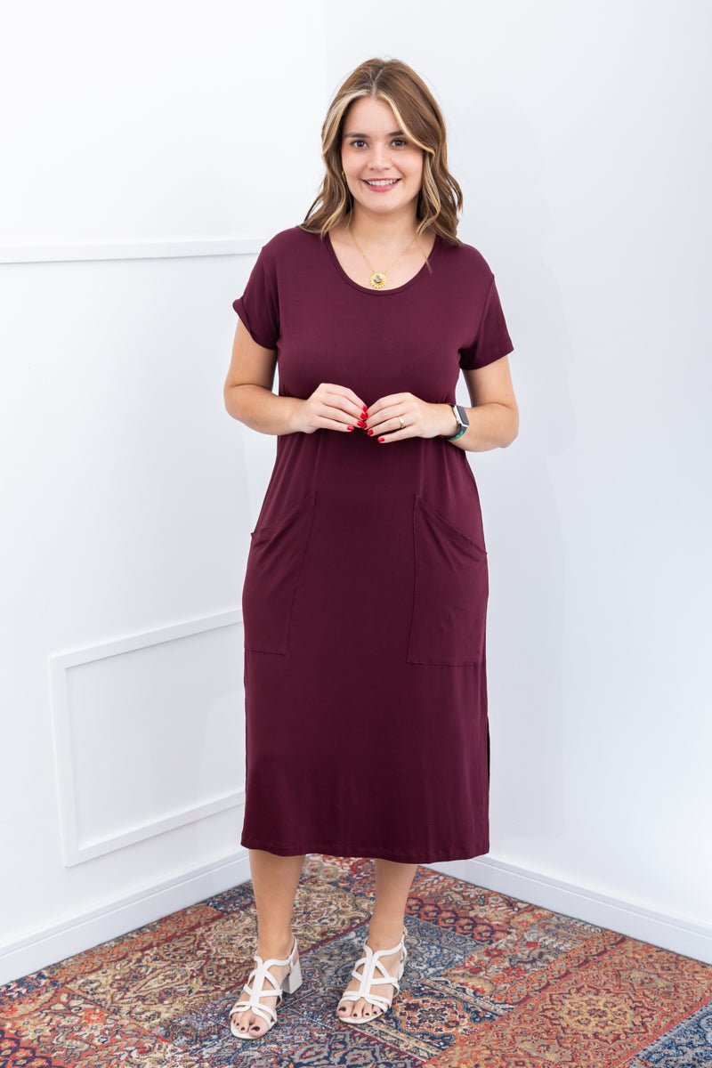 Vestido Diana – Bolsos Assimétricos em Viscolycra - Naguirre Shop