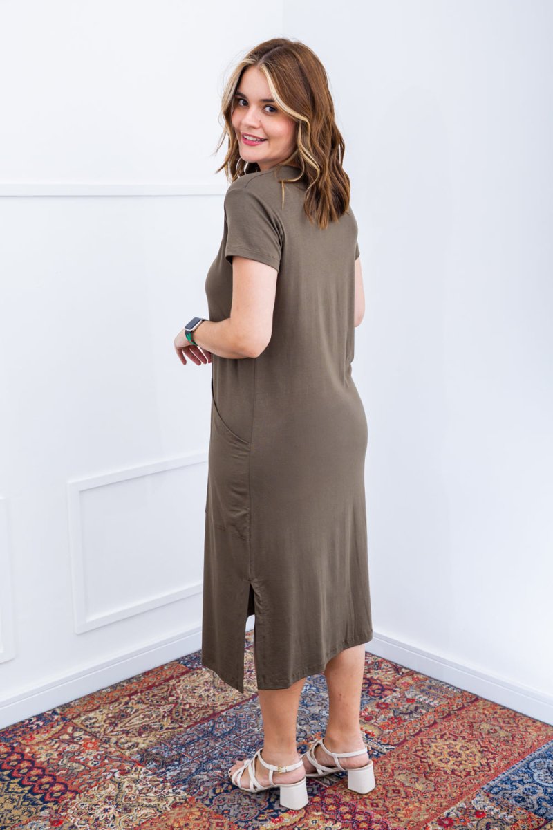 Vestido Diana – Bolsos Assimétricos em Viscolycra - Naguirre Shop