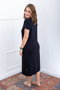 Vestido Diana – Bolsos Assimétricos em Viscolycra - Naguirre Shop