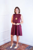 Vestido Emily - Regata de Amarrar nas Costas em Malha Confort - Naguirre Shop