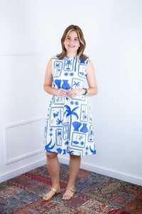 Vestido Emily - Regata de Amarrar nas Costas em Malha Confort - Naguirre Shop