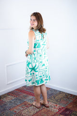 Vestido Emily - Regata de Amarrar nas Costas em Malha Confort - Naguirre Shop