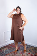 Vestido Emily - Regata de Amarrar nas Costas em Malha Confort - Naguirre Shop