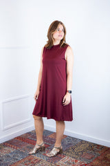 Vestido Emily - Regata de Amarrar nas Costas em Malha Confort - Naguirre Shop