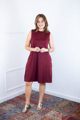 Vestido Emily - Regata de Amarrar nas Costas em Malha Confort - Naguirre Shop