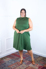 Vestido Emily - Regata de Amarrar nas Costas em Malha Confort - Naguirre Shop