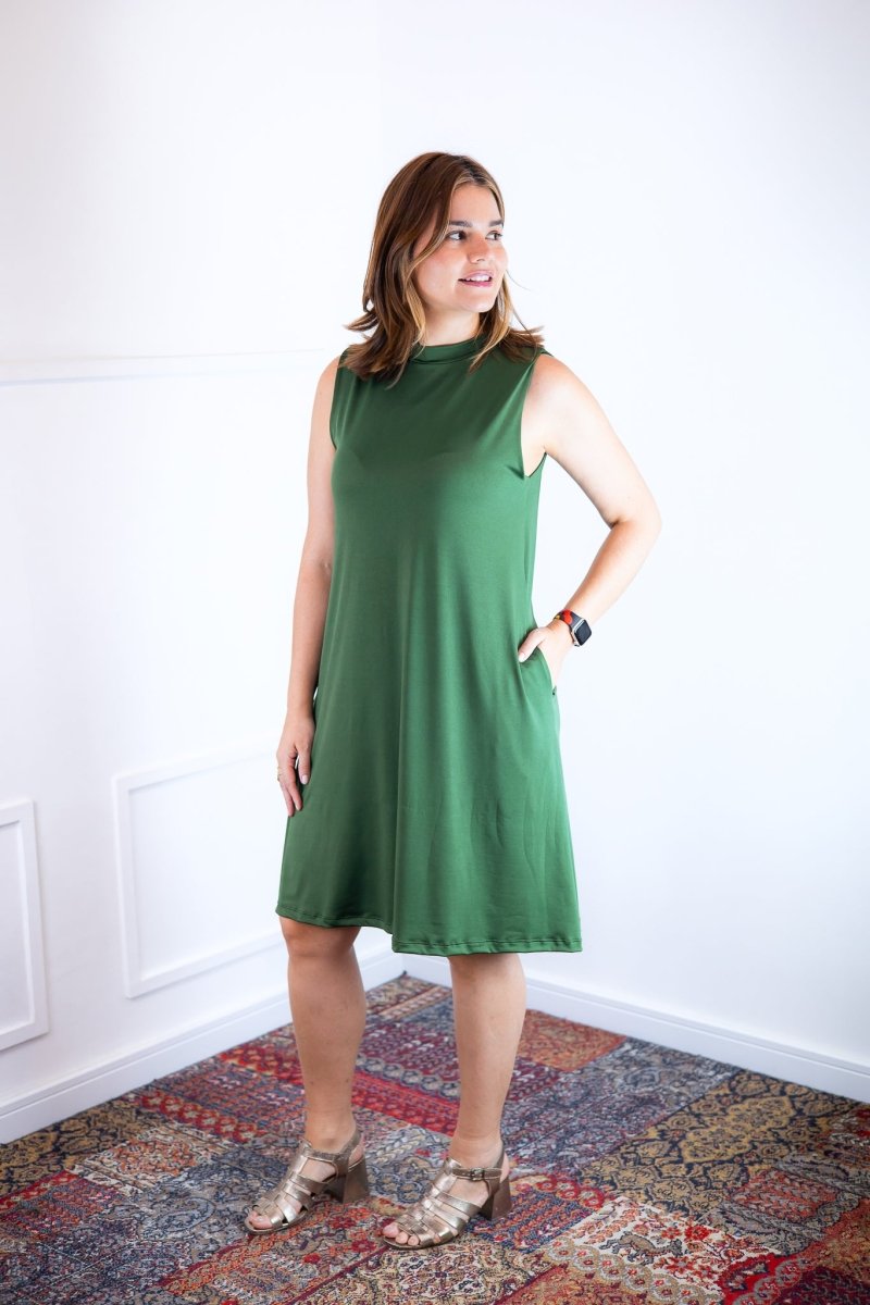 Vestido Emily - Regata de Amarrar nas Costas em Malha Confort - Naguirre Shop