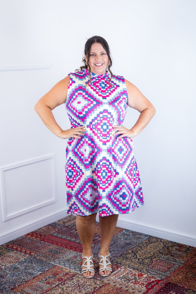 Vestido Emily - Regata de Amarrar nas Costas em Malha Confort - Naguirre Shop