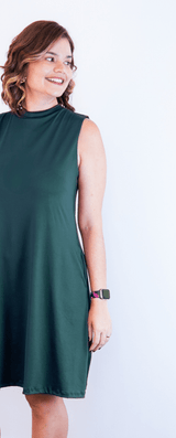 Vestido Emily - Regata de Amarrar nas Costas em Malha Confort - Naguirre Shop