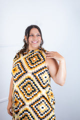 Vestido Emily - Regata de Amarrar nas Costas em Malha Confort - Naguirre Shop