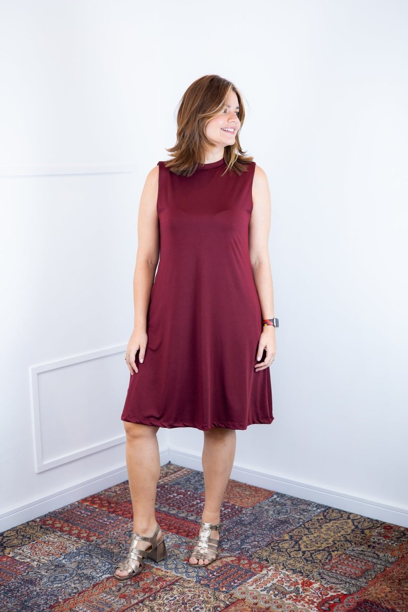 Vestido Emily - Regata de Amarrar nas Costas em Malha Confort - Naguirre Shop