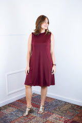 Vestido Emily - Regata de Amarrar nas Costas em Malha Confort - Naguirre Shop