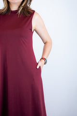 Vestido Emily - Regata de Amarrar nas Costas em Malha Confort - Naguirre Shop