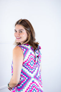 Vestido Emily - Regata de Amarrar nas Costas em Malha Confort - Naguirre Shop