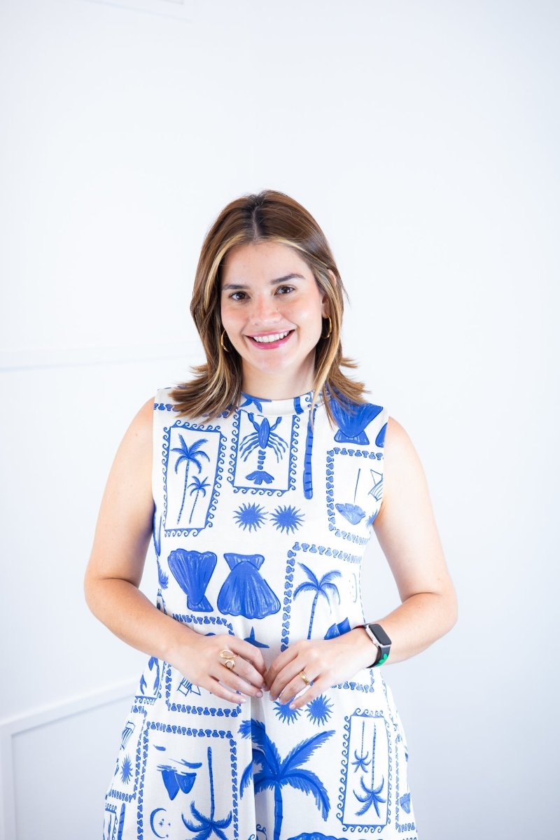 Vestido Emily - Regata de Amarrar nas Costas em Malha Confort - Naguirre Shop