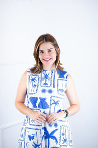 Vestido Emily - Regata de Amarrar nas Costas em Malha Confort - Naguirre Shop