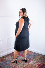 Vestido Emily - Regata de Amarrar nas Costas em Malha Confort - Naguirre Shop