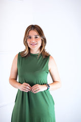 Vestido Emily - Regata de Amarrar nas Costas em Malha Confort - Naguirre Shop