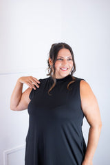 Vestido Emily - Regata de Amarrar nas Costas em Malha Confort - Naguirre Shop