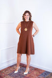 Vestido Emily - Regata de Amarrar nas Costas em Malha Confort - Naguirre Shop
