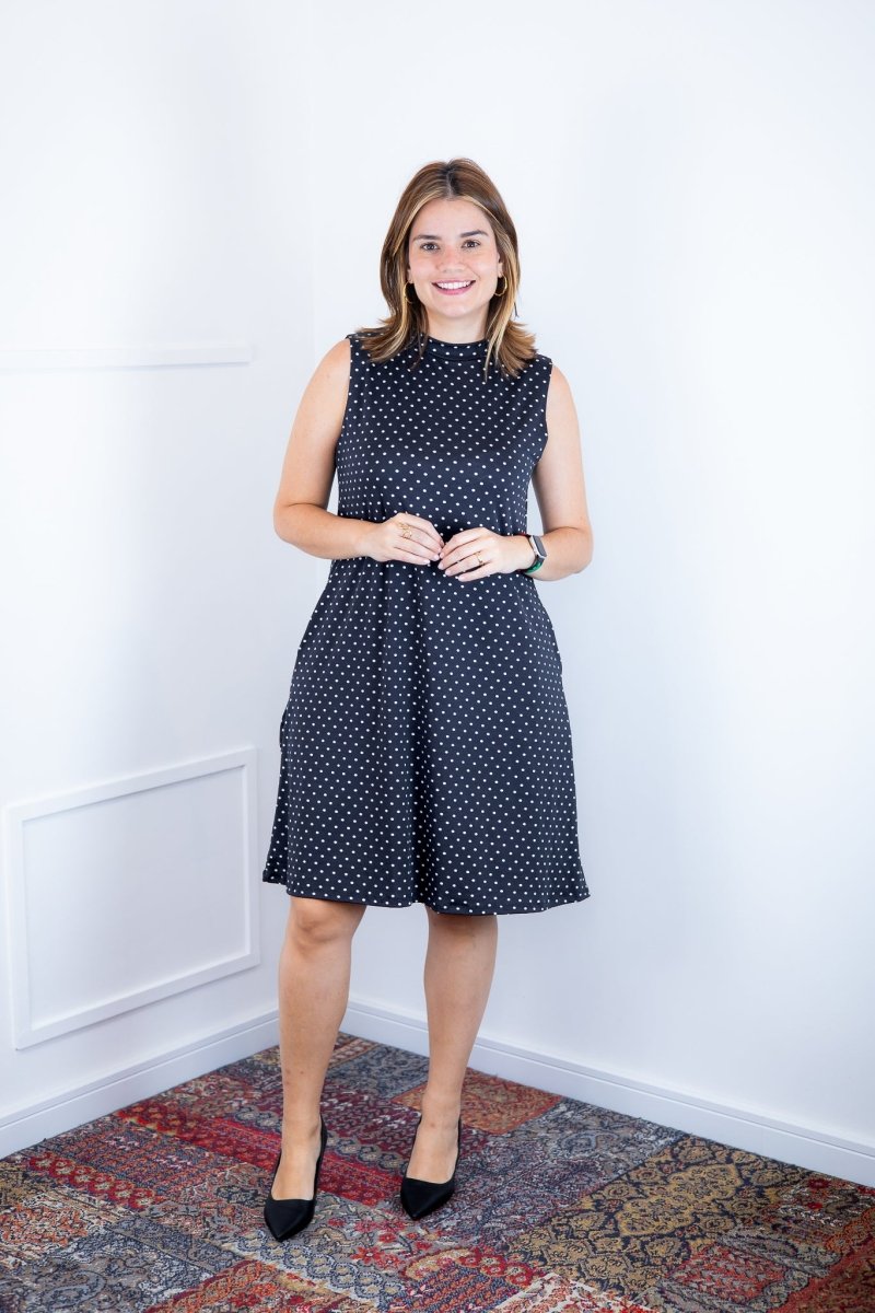 Vestido Emily - Regata de Amarrar nas Costas em Malha Confort - Naguirre Shop