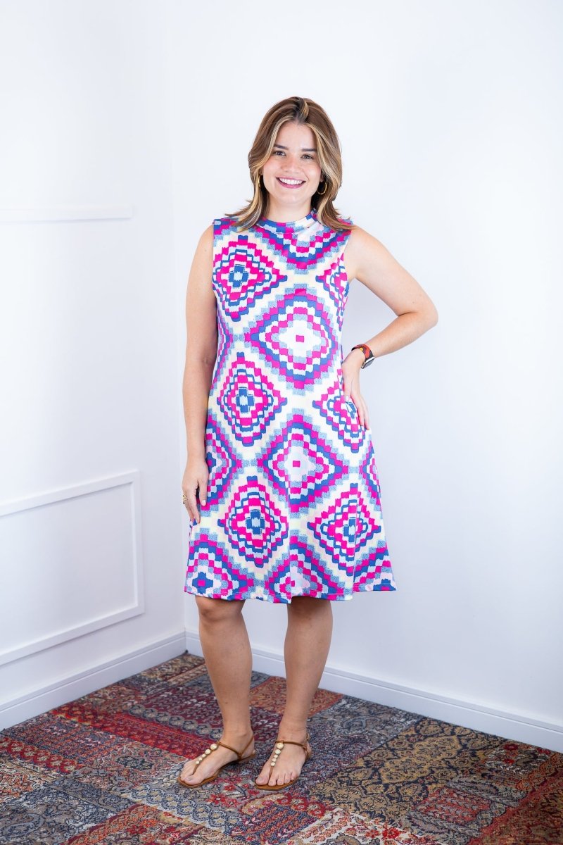 Vestido Emily - Regata de Amarrar nas Costas em Malha Confort - Naguirre Shop