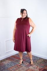 Vestido Emily - Regata de Amarrar nas Costas em Malha Confort - Naguirre Shop