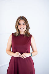 Vestido Emily - Regata de Amarrar nas Costas em Malha Confort - Naguirre Shop