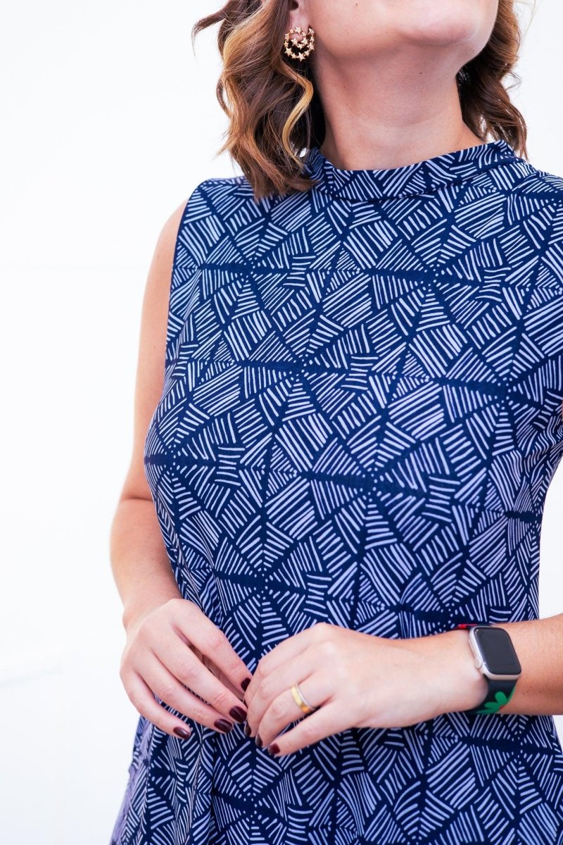 Vestido Emily - Regata de Amarrar nas Costas em Malha Confort - Naguirre Shop