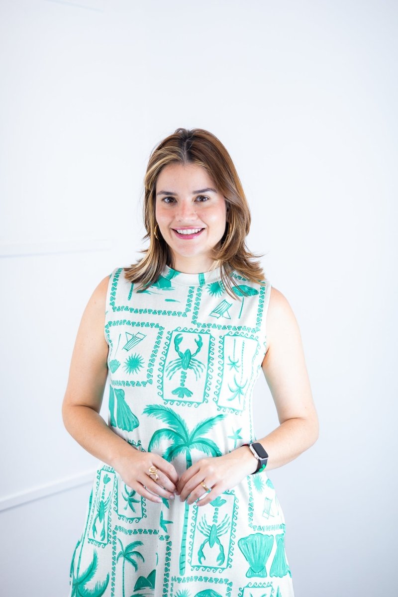 Vestido Emily - Regata de Amarrar nas Costas em Malha Confort - Naguirre Shop