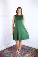 Vestido Emily - Regata de Amarrar nas Costas em Malha Confort - Naguirre Shop