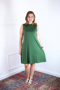 Vestido Emily - Regata de Amarrar nas Costas em Malha Confort - Naguirre Shop