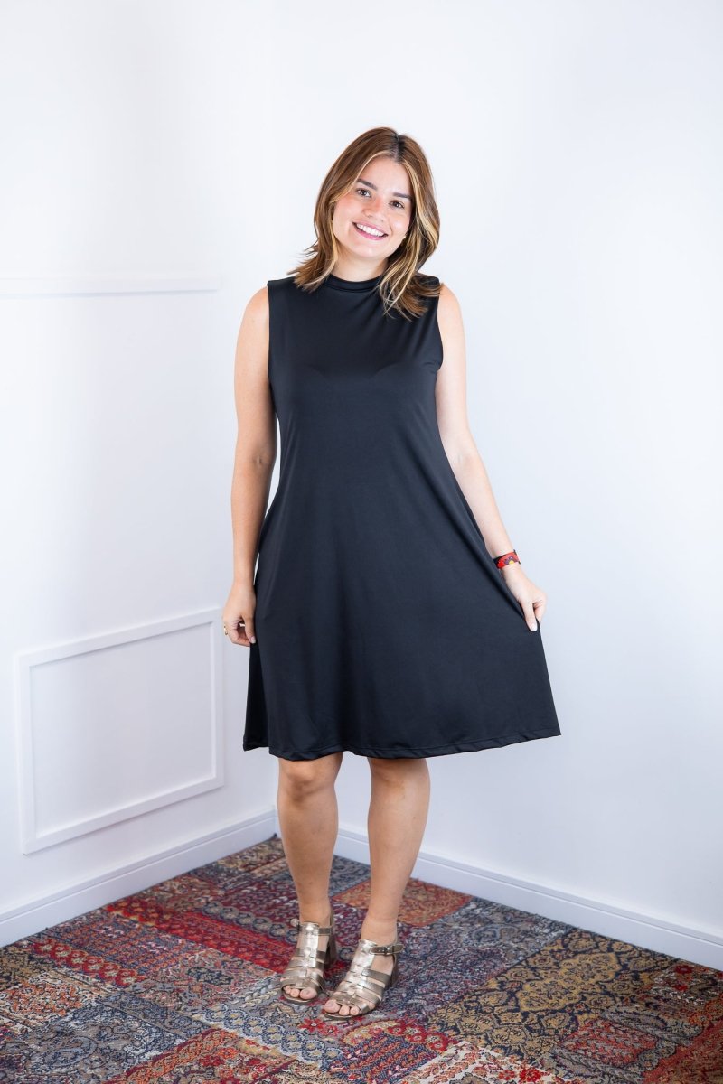 Vestido Emily - Regata de Amarrar nas Costas em Malha Confort - Naguirre Shop