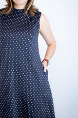 Vestido Emily - Regata de Amarrar nas Costas em Malha Confort - Naguirre Shop