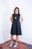 Vestido Emily - Regata de Amarrar nas Costas em Malha Confort - Naguirre Shop