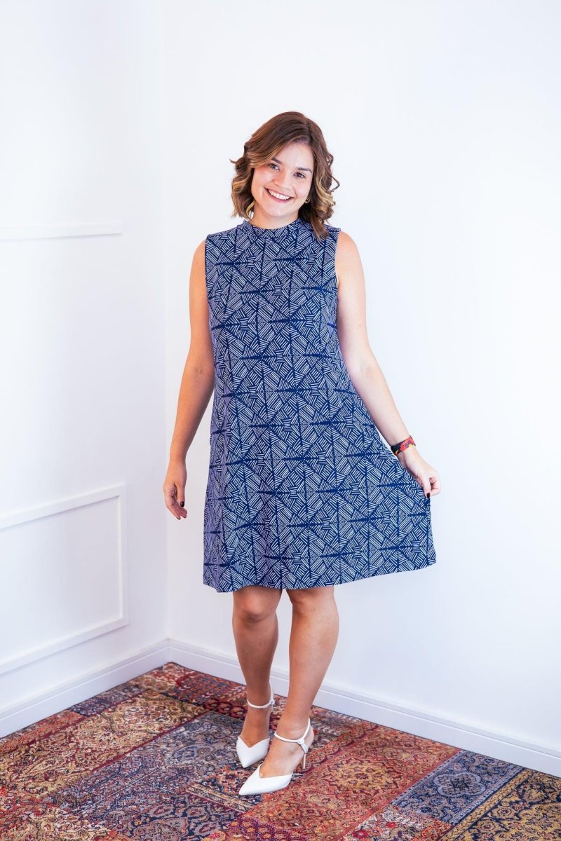 Vestido Emily - Regata de Amarrar nas Costas em Malha Confort - Naguirre Shop