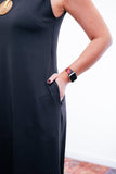 Vestido Emily - Regata de Amarrar nas Costas em Malha Confort - Naguirre Shop