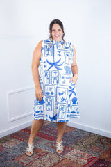 Vestido Emily - Regata de Amarrar nas Costas em Malha Confort - Naguirre Shop