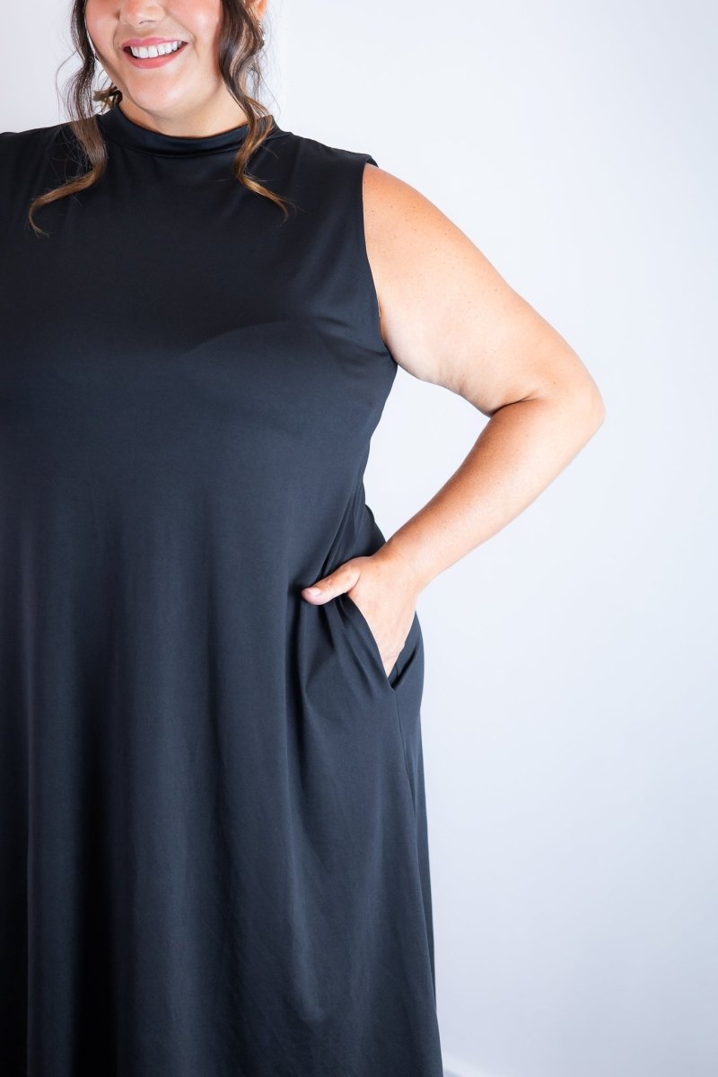 Vestido Emily - Regata de Amarrar nas Costas em Malha Confort - Naguirre Shop