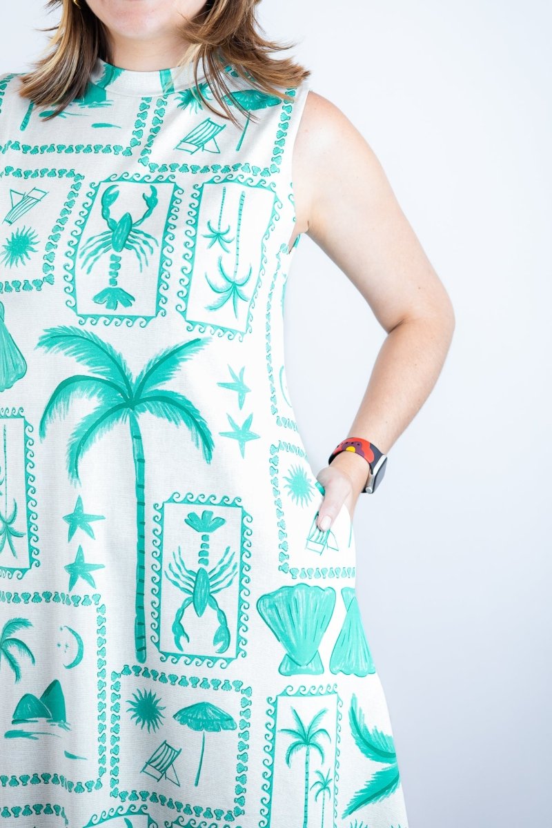 Vestido Emily - Regata de Amarrar nas Costas em Malha Confort - Naguirre Shop