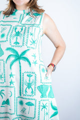 Vestido Emily - Regata de Amarrar nas Costas em Malha Confort - Naguirre Shop