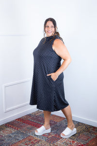 Vestido Emily - Regata de Amarrar nas Costas em Malha Confort - Naguirre Shop