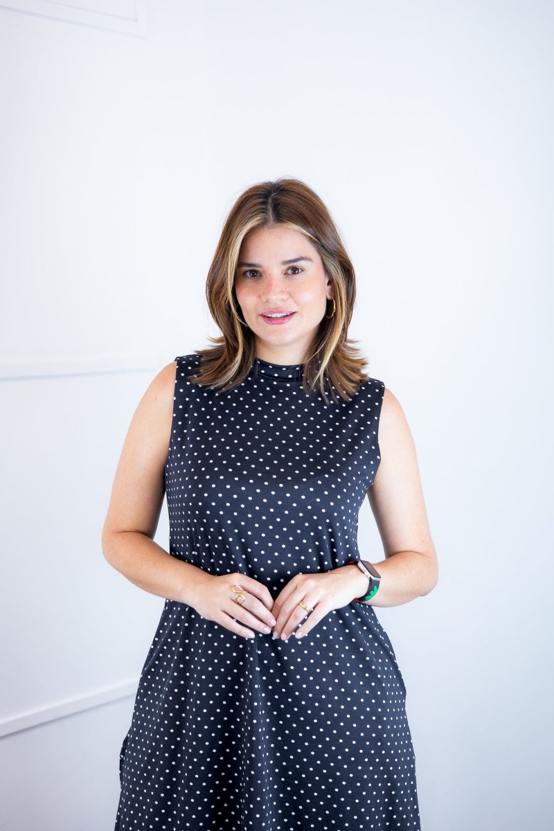 Vestido Emily - Regata de Amarrar nas Costas em Malha Confort - Naguirre Shop