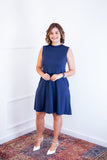 Vestido Emily - Regata de Amarrar nas Costas em Malha Confort - Naguirre Shop