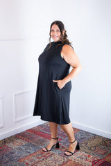 Vestido Emily - Regata de Amarrar nas Costas em Malha Confort - Naguirre Shop